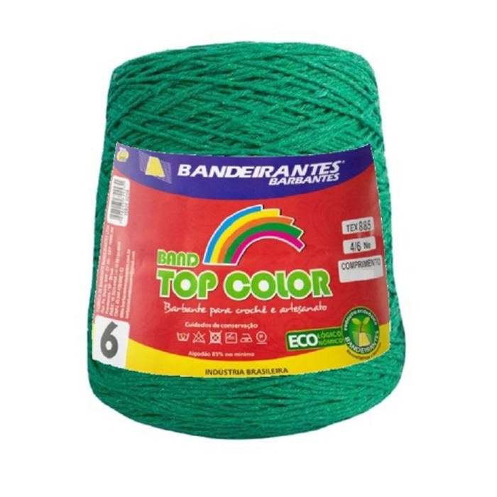 BARBANTE BANDEIRANTES 4/6 800G VERDE BANDEIRA 570M