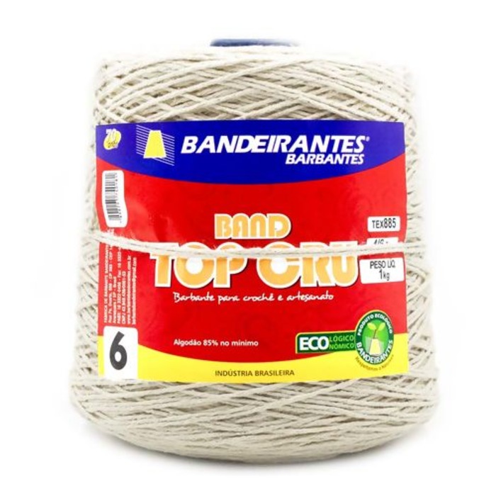 BARBANTE BANDEIRANTES 4/6 800G BEJE 570M